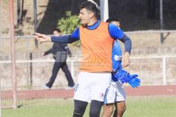 El portero del Olimpia, Harold Fonseca, espera seguir con buena racha tras el triunfo que obtuvieron sobre el Honduras Progreso. Fotos Ronal Aceituno