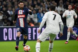 Lionel Messi lució la camisa número “10” en el duelo del París Saint Germain ante el Marsella.