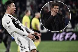 Cristiano Ronaldo desató los comentarios tras el triunfo de Juventus con un festejo que recordó el de Simeone en el Wanda Metropolitano.