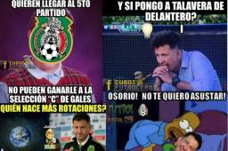 En las redes sociales no perdonan a México y mucho menos a Juan Carlos Osorio que sigue haciendo sus rotaciones. Imperdibles memes.