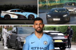 El delantero argentino es un gran fanático del los autos y tiene su propia colección. El Kun Aguero incluso tiene el carro que apareció en la famosa película 007 Spectre del famoso actor Daniel Craig.