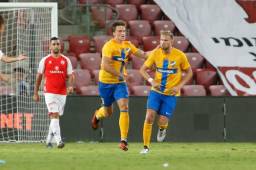 Rasmus Lauritsen anotó el único tanto del IFK Norrköping ante Hapoel Beer Sheva.