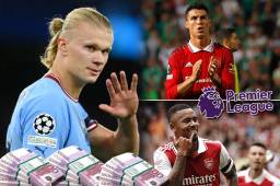 Según el sitio especializado en salarios y contratos Capology.com, estos son los 15 jugadores mejor pagados de la Premier League en la actualidad. En su primer año, Erling Haaland se cubre de oro gracias a los bonus por sus goles.