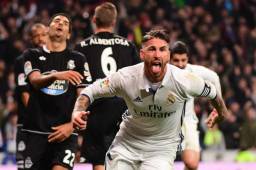 Sergio Ramos le dio el triunfo al Real Madrid ante Deportivo.