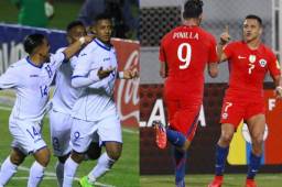 Honduras viene de ganar 1-0 sobre Panamá y Chile perdió en su amistoso contra Costa Rica 3-2.