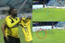 A los Puskas 2026: así fue el tremendo golazo de volea de Darixon Vuelto en el Real España-Olancho