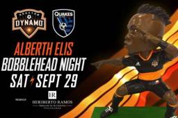 Alberth Elis es la imagen publicitaria del Houston Dynamo.