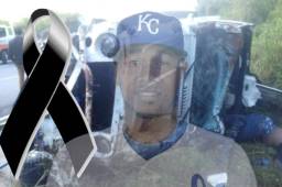 Así quedó el auto de Yordano Ventura tras el fatal accidente que le costó la vida.