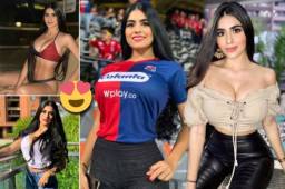 La bella hincha del Independiente Medellín se unió a la moda y prometió una foto en redes sociales si Leonardo Castro logra marcar en la liga.
