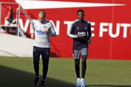 El pasado lunes, Dembelé tuvo que reunir a la plantilla del Barça para disculparse por su indisciplina.