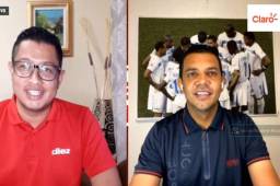 Jorge Fermán junto a Amado Guevara durante la charla de esta tarde a través del Facebook Live de DIEZ.