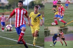 Manuel Mejía es un hondureño que emigró a España con su madre desde los 12 años y juega en las filiales del Girona Fc.