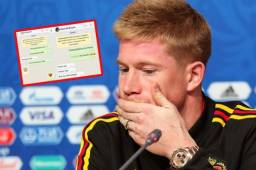 De Bruyne recibió mensajes de un amigo suyo tras eliminar a Brasil del Mundial.