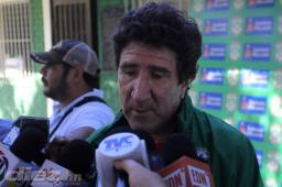 Héctor Vargas dio su explicación de lo ocurrido en la expulsión del domingo ante Olimpia y atizó contra Benigno Pineda. Fotos Moisés Valenzuela