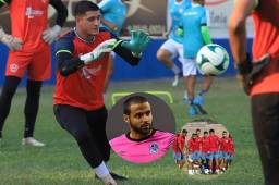 Harold Fonseca se reporta listo para encarar la final de ida ante Olimpia en Juticalpa. Foto: Marvin Salgado.