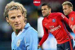 Forlán arremetió contra Alves por meterse en los supuestos problemas de Neymar y Cavani.
