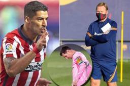 Koeman le dijo a Suárez que no entraría en sus planes y Messi terminó decepcionado por esta decisión.
