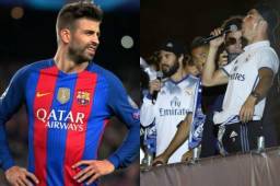 Piqué conestó los insultos que recibió por los jugadores del equipo blanco.