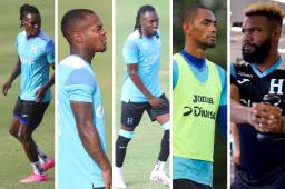 Estos son los atacantes que tiene disponibles Honduras en la Copa Oro 2023. Foto: Maurcio Ayala, enviado especial.