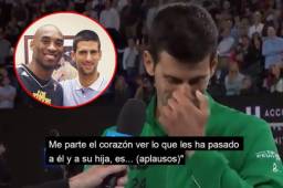 Djokovic no contuvo las lágrimas al hablar de su relación con Kobe Bryant y confesó que se sintió destrozado con su muerte.