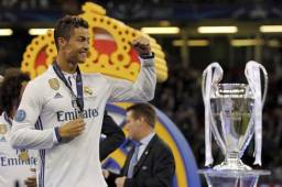 Cristiano Ronaldo ganó su tercera Champions League con el Real Madrid; ya había conseguido una con Manchester United.