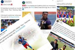 Esto dijeron los medios internacionales sobre la muerte de Pery Martínez en Estados Unidos, un jugador salvadoreño también dejó su mensaje.