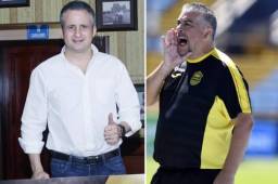 El presidente aurinegro respalda el trabajo de Ramiro Martínez en el Real España pese a la derrota con Marathón.