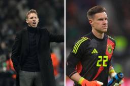 Ter Stegen no estaba cómodo con su suplencia en la selección de Alemania, tal como confesó su entrenador.