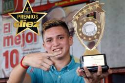 César García se alzó por primera vez con el Premio Diez. Lo hizo en una de las dos categorías que debutaron en la gala.