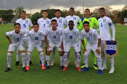 La Sub-20 de Honduras no pudo contra Costa Rica en su primer partido amistoso de visita. (Foto Fenafuth)