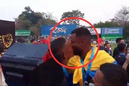 Beckeles lo hizo de nuevo: El ‘romántico’ beso que le robó a Arboleda tras conquistar la 38 con el Olimpia