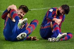 Piqué venía de recuperarse de una lesión de rodilla que lo mantuvo tres meses sin actividad y nuevamente recayó.