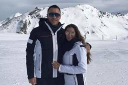 John Terry con su esposa Toni disfrutando en Francia.