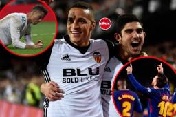 Barcelona es primero mientras que Valencia es tercer y Real Madrid es cuarto.