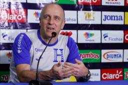 Fabián Coito adelantó que la Selección de Honduras presentará cambios en el 11 titular ante Chile. Fotos Neptalí Romero