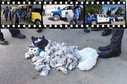 La Policía Nacional inició desde temprano los operativos en Puerto Cortés para garantizar la seguridad en la Gran Final entre Platense y Motagua. Fotos Delmer Martínez