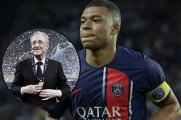 Florentino Pérez siempre mostró deseo de que Mbappé sea jugador blanco los próximos años.