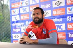 Edrick Menjívar habló de las pésimas condiciones del Yankel Rosenthal y se refirió a las quejas de los jugadores del Marathón por el arbitraje. Foto: Marvin Salgado.