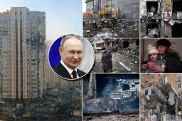 La ciudad más importante de Ucrania fue atacada por el ejército de Rusia bajo las órdenes de su presidente Vladimir Putin. Misiles, disparos, muertes... fue una pesadilla para la capital. (Fotos AFP)