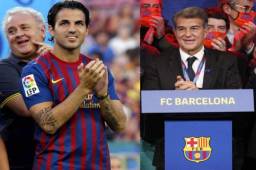 Joan Laporta fue el encargado de regresar a Cecs Fábregas al Barcelona luego de su venta al Arsenal de Inglaterra.