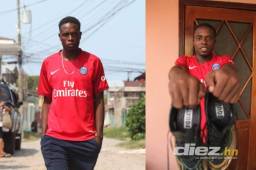 El futbolista del Vida, Marvin Bernárdez, quien se robó el protagonismo ante Motagua en el cierre del torneo Clausura 2019. Foto: Edgar Witty