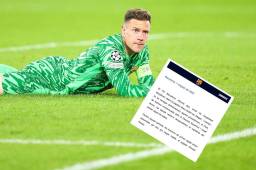 Ter Stegen ve como cada vez su carrera se aleja del FC Barcelona.