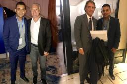 El entrenador hondureño Amado Guevara se encuentra en Londres donde participa en un envento de la FIFA y se ha encontrado con los mejores entrenadores del mundo, hasta campeones mundiales.