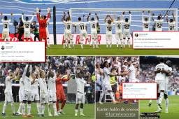 A través de sus redes sociales, los futbolistas del conjunto blanco expresaron su felicidad por quedarse con el Clásico.