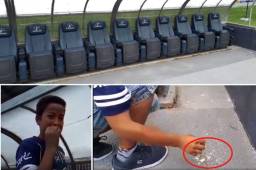 La banca de Motagua apareció llena de azúcar y sal en el estadio Nacional. ¿Fueron los de Platense?