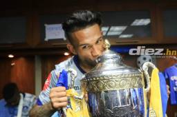 Carlos 'Chino' Discua marcó en la final de ida y vuelta en el título del Motagua.