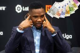 El exjugador camerunés Samuel Eto’o tiene una deuda por saldar con el fisco español.