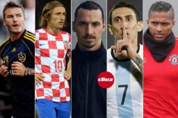 Beckham, Modric, Ibrahimovic, Di María, Valencia, entre otros, compartieron vestuario con futbolistas hondureños durante su carrera.