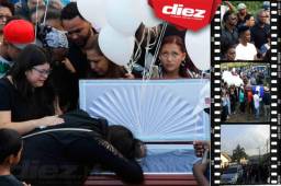 Los restos de Juan Carlos García, ex del Wigan, Marathón y Olimpia, fueron sepultados la tarde de este miércoles en Tela entre lágrimas, alabanzas y aplausos. Fotos Neptalí Romero