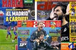 Las portadas de los diarios deportivos del mundo destacan la calificación del Real Madrid a la final de la Champions League.